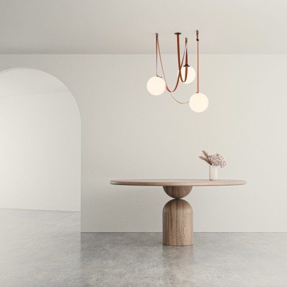 DK5555-BK Светодиодный светильник-шар для трека-ремня серии Denkirs Belty 48V, 15W, RA90, 120°, 3000K