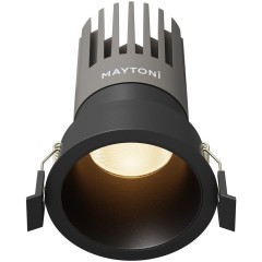 Встраиваемый светильник Maytoni Dip Hight+ LED Ra90 Lm1550 3000K 15Вт 50° DL118-15W-3K-B Встраиваемый светильник Maytoni Dip Hight+ LED Ra90 Lm1550 3000K 15Вт 50° DL118-15W-3K-B