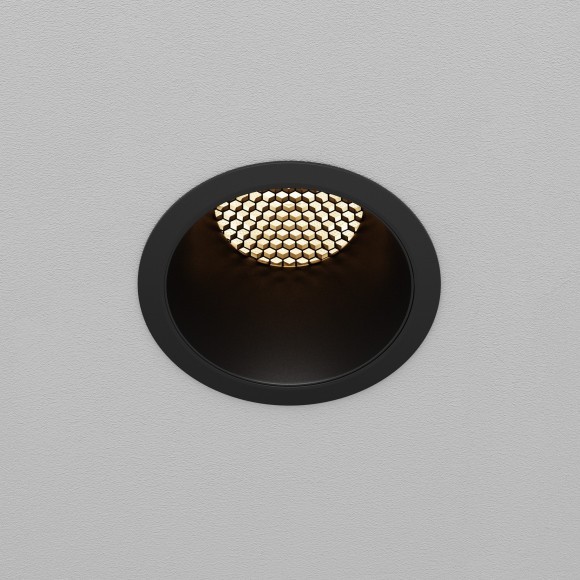 Встраиваемый светильник Maytoni Dip Hight+ LED Ra90 Lm1550 3000K 15Вт 50° DL118-15W-3K-B