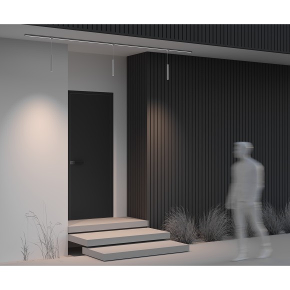 Уличный трековый светильник Focus Led Elasity IP 3000K Ra90 Lm500 8Вт 38° белый O-TR01-1-P-8WW3K Уличный трековый светильник Focus Led Elasity IP 3000K Ra90 Lm500 8Вт 38° белый O-TR01-1-P-8WW3K