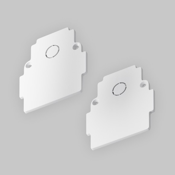 Комплект из 2 боковых заглушек для шинопроводов в ГКЛ Maytoni Gravity TRA010EC-42W