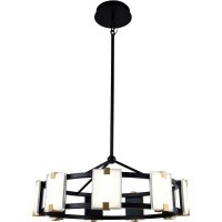 Люстра на штанге светодиодная Stilfort 2043/02/09P серия Crown