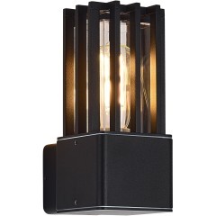 SL9018.401.01 Светильник уличный настенный квадратный антивандальный с защитой плафона в виде решетки ST-Luce E27 15W IRUM