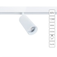 A4671PL-1WH Трековый магнитный светодиодный светильник Arte Lamp Linea 2.0 CRI90+ 3000К 1020Лм 24° 13Вт