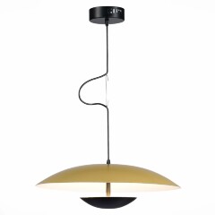 utsenka-SL6502.203.01 ST Luce ARMONICO Светильник подвесной, LED, 3000K 1х35W, золотистый, черный/золотистый