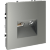Розетка телевизионная встраиваемая VOLTUM S70 TV+RJ45 кат. 6, (сталь)