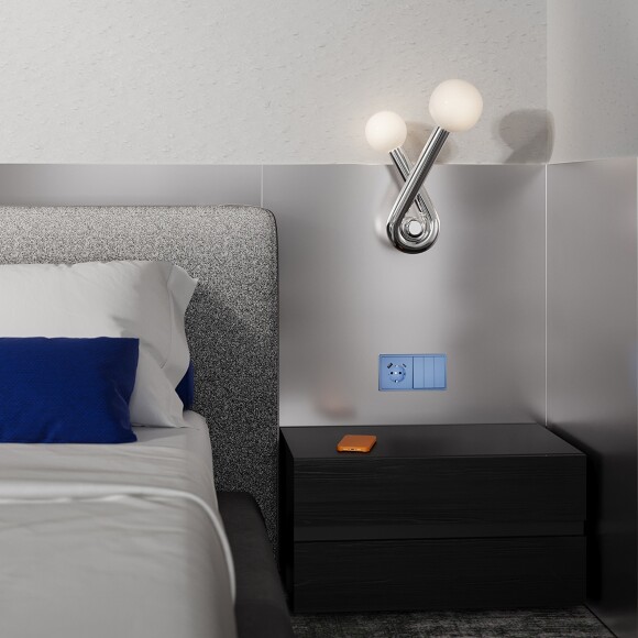 Клавиши для выключателя/переключателя трехклавишного, S70 (деним)