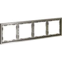 Рамка пластиковая VOLTUM S70 на 4 поста, (шелк)