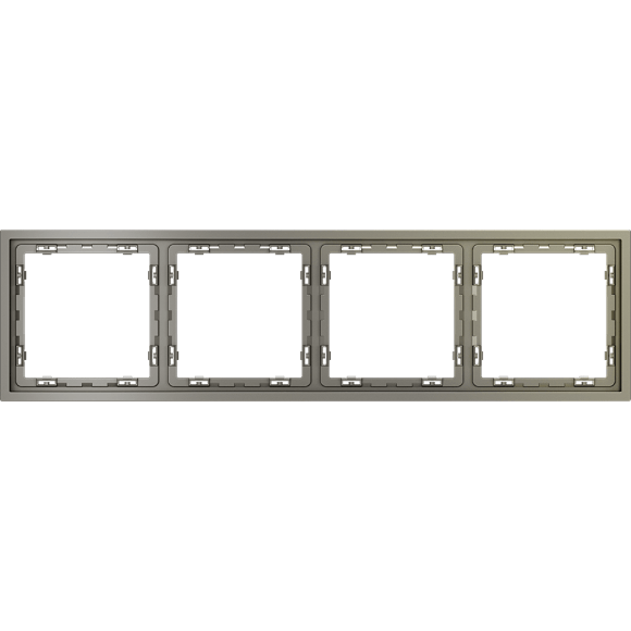 Рамка пластиковая VOLTUM S70 на 4 поста, (шелк)