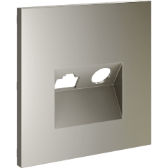 Накладка для розетки TV+RJ45 кат. 6, S70 (шелк)