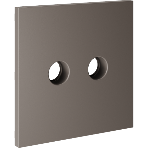 Накладка для розетки телевизионной оконечной TV+SAT, S70 (капучино)