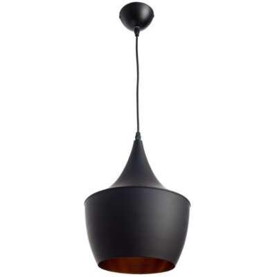 Подвесной светильник с 1 плафоном Arte Lamp A3407SP-1BK CAPPELLO под лампу 1xE27 40W