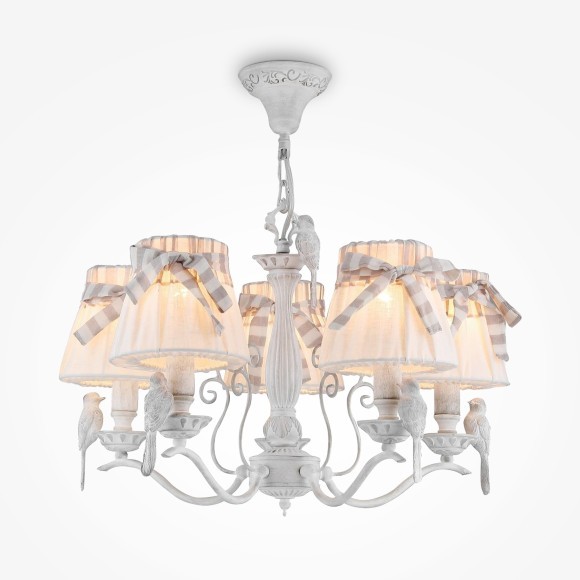 Люстра подвесная Maytoni ARM013-05-W Bird под лампы 5xE14 40W