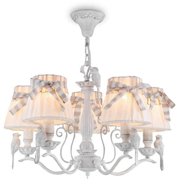 Люстра подвесная Maytoni ARM013-05-W Bird под лампы 5xE14 40W