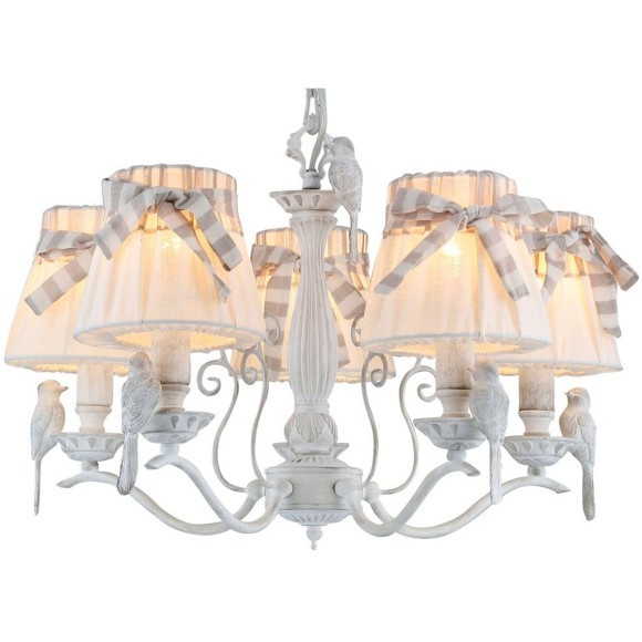 Люстра подвесная Maytoni ARM013-05-W Bird под лампы 5xE14 40W