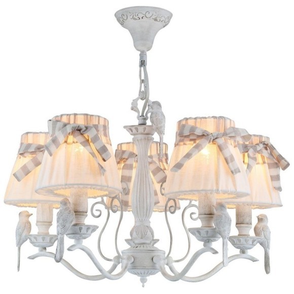 Люстра подвесная Maytoni ARM013-05-W Bird под лампы 5xE14 40W