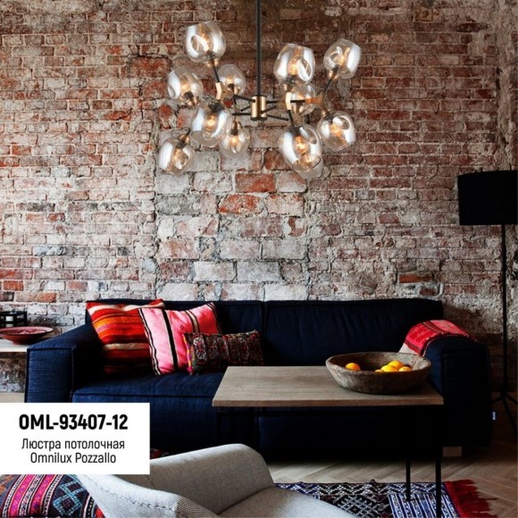 Потолочная люстра 934 OML-93407-12