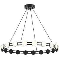 SL6610.403.20 Светильник подвесной ST-Luce черный/белый LED 1*40W 4000K MONRO
