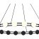 SL6610.403.20 Светильник подвесной ST-Luce черный/белый LED 1*40W 4000K MONRO