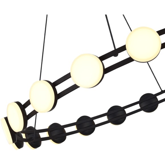 SL6610.403.20 Светильник подвесной ST-Luce черный/белый LED 1*40W 4000K MONRO