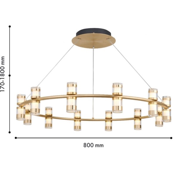 Подвесная люстра Ampullen 4323-12P