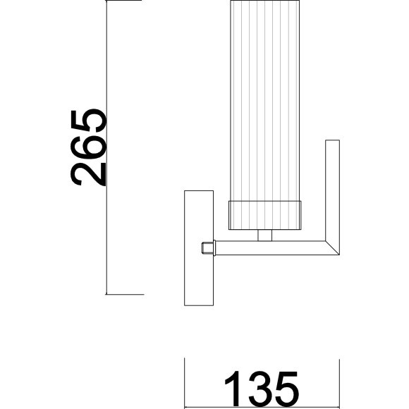 Бра Freya FR5214WL-01CH Adeline под лампу 1xE14 60W