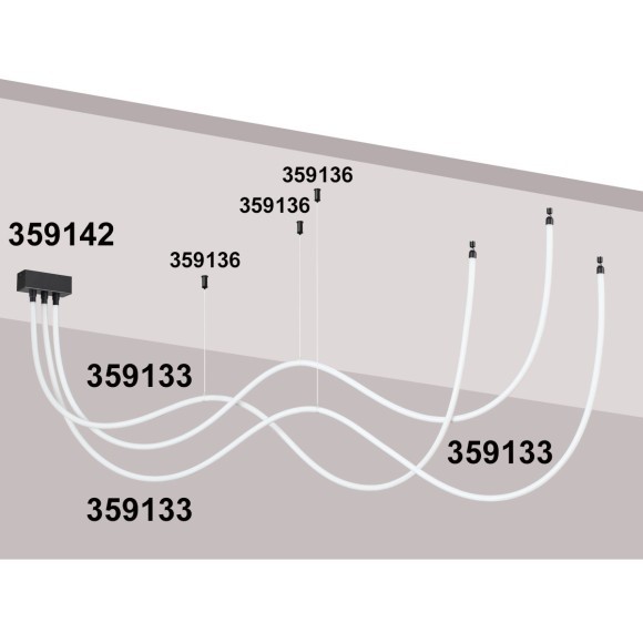 База для накладного монтажа светильников 359128-359133 RAMO 359142 База для накладного монтажа светильников 359128-359133 RAMO 359142