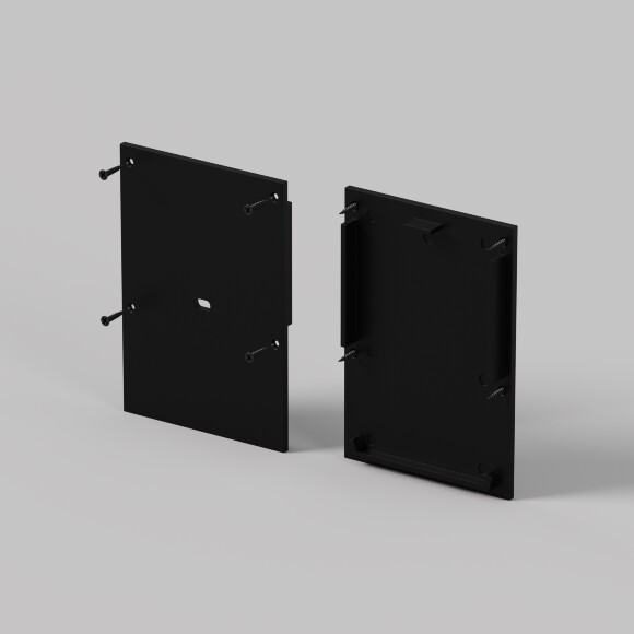Maytoni ALM-5070-B-EC 642096 Комплект из 2 черных торцевых заглушек (для профиля ALM-5070-B-2M 633017)