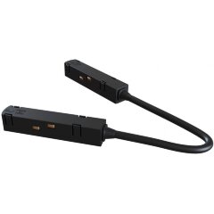 Угловой гибкий коннектор питания 36см Maytoni Gravity TRA004CPC-22B Угловой гибкий коннектор питания 36см Maytoni Gravity TRA004CPC-22B