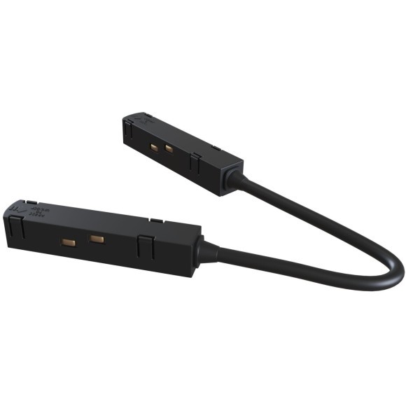 Угловой гибкий коннектор питания 36см Maytoni Gravity TRA004CPC-22B