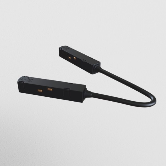 Угловой гибкий коннектор питания 36см Maytoni Gravity TRA004CPC-22B