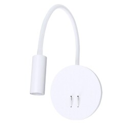 Спот светодиодный для чтения с выключателем Electra A8231AP-1WH Спот светодиодный для чтения с выключателем Electra A8231AP-1WH