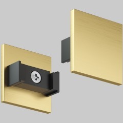 TR5735-SB Торцевая заглушка низкая, для использования без экрана, для трека Shine, серия Base, комплект 2 шт, сатинированная латунь, алюминий TR5735-SB Торцевая заглушка низкая, для использования без экрана, для трека Shine, серия Base, комплект 2 шт, сатинированная латунь, алюминий