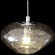 Crystal Lux Formless SP1 Smoke 4121/201 Подвесной современный светильник, плафон диаметром 15 см, дымчатое стекло, основание хром металл, лампа G9 1шт макс. 40Вт IP20 220В