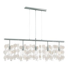 90819 EGLO VITORIA Люстра потолочная с пятью лампами E14, 200Вт, IP20, металл, хрусталь