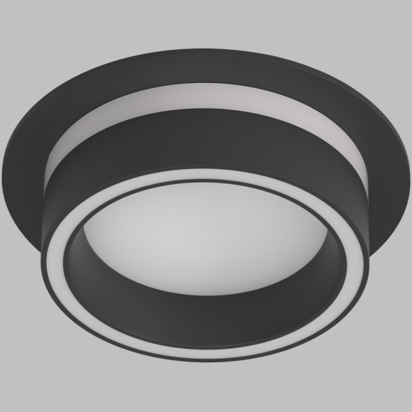 DK2100-BK Встраиваемый светильник NIKO, IP 20, до 15 Вт, GX53, LED, черный, акрил, алюминий