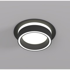 DK2100-BK Встраиваемый светильник NIKO, IP 20, до 15 Вт, GX53, LED, черный, акрил, алюминий DK2100-BK Встраиваемый светильник NIKO, IP 20, до 15 Вт, GX53, LED, черный, акрил, алюминий