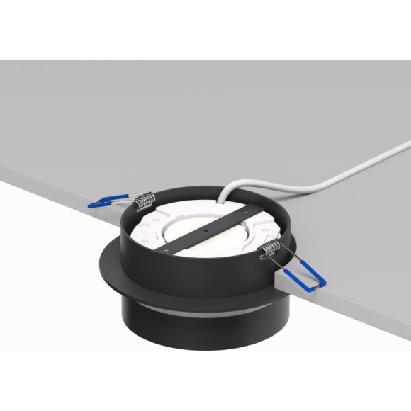 DK2100-BK Встраиваемый светильник NIKO, IP 20, до 15 Вт, GX53, LED, черный, акрил, алюминий