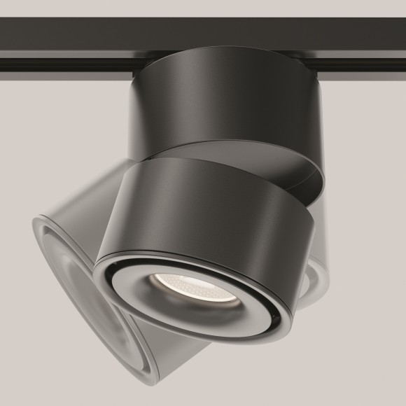 Однофазный двужильный светодиодный трековый светильник Maytoni Unity TR084-1-15W4K-B Yin 4000К 1030Лм CRI90+ 24° 15Вт