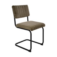 424944 MASANTOL Стул металл черный, полиэстер зеленый, L490, B550, H825 424944 MASANTOL Стул металл черный, полиэстер зеленый, L490, B550, H825