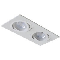 Светильник встроенный Crystal Lux CLT 002C2 WH