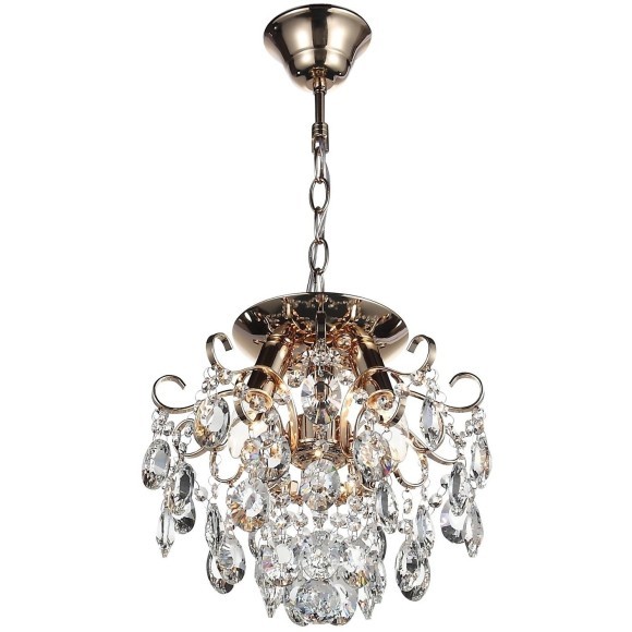 SL846.202.03 Люстра подвесная ST-Luce Золотистый/Прозрачный E14 3*40W ORECCHINI SL846.202.03 Люстра подвесная ST-Luce Золотистый/Прозрачный E14 3*40W ORECCHINI