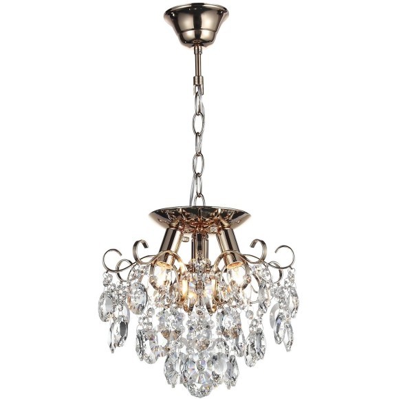 SL846.202.03 Люстра подвесная ST-Luce Золотистый/Прозрачный E14 3*40W ORECCHINI SL846.202.03 Люстра подвесная ST-Luce Золотистый/Прозрачный E14 3*40W ORECCHINI