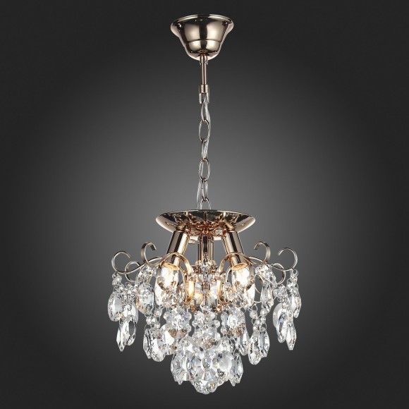 SL846.202.03 Люстра подвесная ST-Luce Золотистый/Прозрачный E14 3*40W ORECCHINI SL846.202.03 Люстра подвесная ST-Luce Золотистый/Прозрачный E14 3*40W ORECCHINI