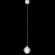 Светильник подвесной Crystal Lux GASPAR SP1 WHITE