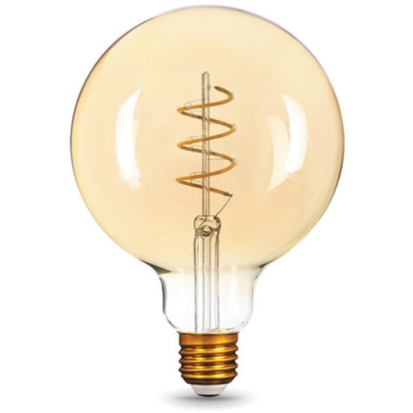 158802008 Лампа Gauss Filament G125 6W 360lm 2400К Е27 golden flexible LED 1/20
