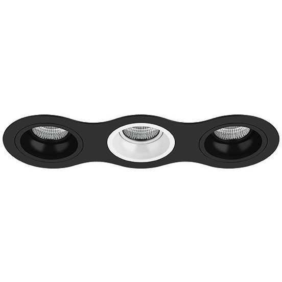 Встраиваемый светильник Lightstar D637070607 Domino под лампы 3xGU5.3 150W