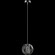 Светильник подвесной Crystal Lux BELEZA SP1 B CHROME