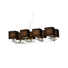 Хрустальная подвесная люстра Lumina Deco Fianelo LDP 1248-8 BK Хрустальная подвесная люстра Lumina Deco Fianelo LDP 1248-8 BK