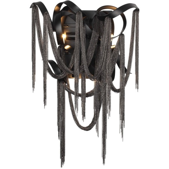 5067/4W HALL ODL24 395 черный/металл/металл Бра G9 4*40W CHAINY